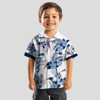 Limited Edition Patriots Hibiscus Hawaiian Shirt - NFL Summer Style