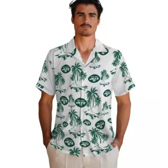 Best New York Jets Island Hawaiian Shirt, Summer Beach Vacation Outfit