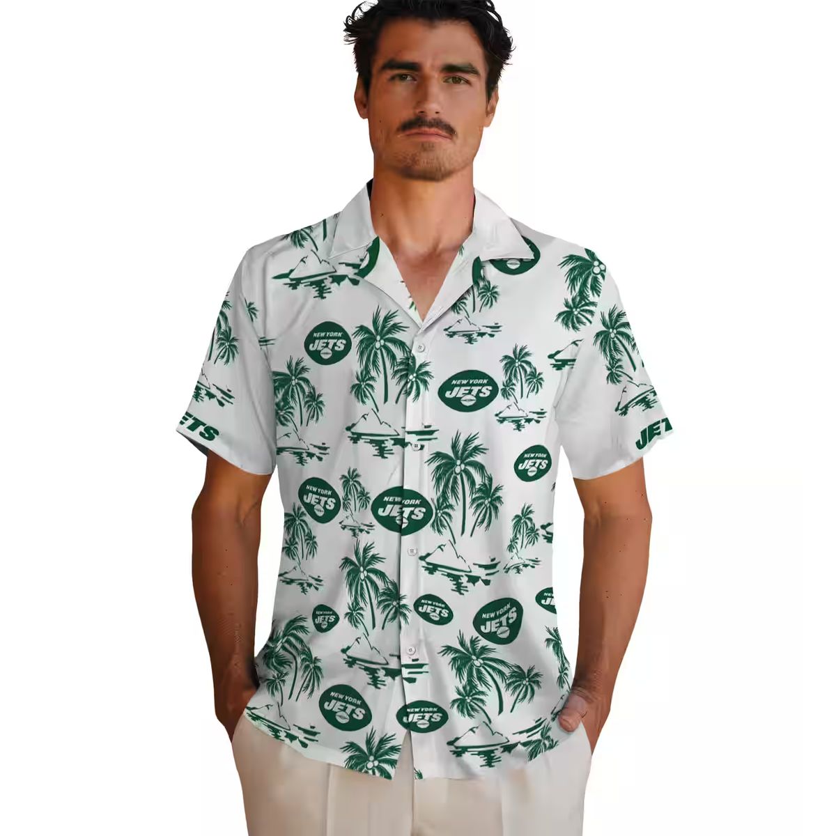 Best New York Jets Island Hawaiian Shirt, Summer Beach Vacation Outfit
