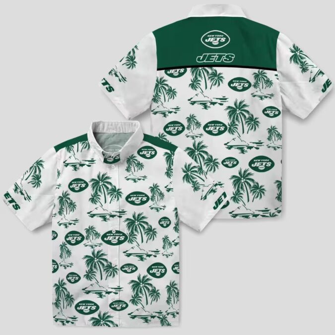 Best New York Jets Island Hawaiian Shirt, Summer Beach Vacation Outfit