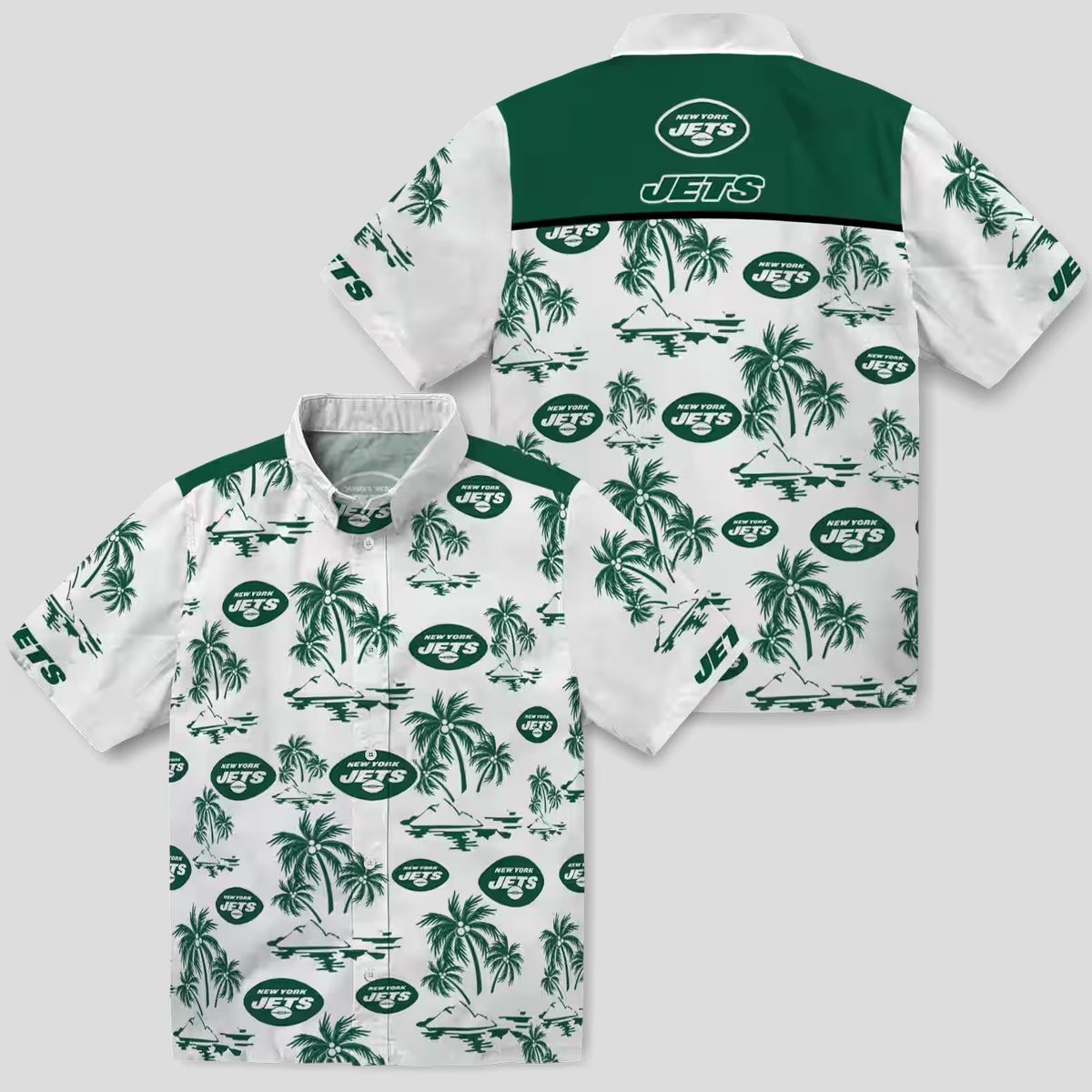 Best New York Jets Island Hawaiian Shirt, Summer Beach Vacation Outfit