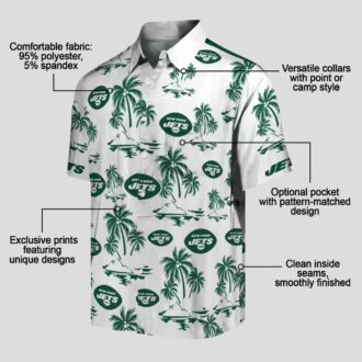 Best New York Jets Island Hawaiian Shirt, Summer Beach Vacation Outfit