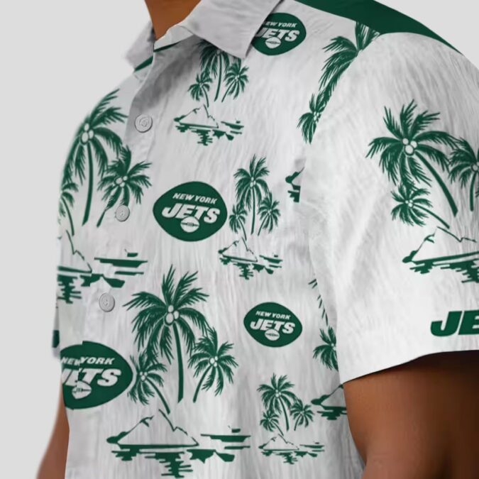 Best New York Jets Island Hawaiian Shirt, Summer Beach Vacation Outfit
