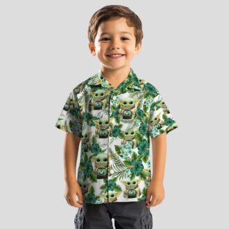 Best Selling New York Jets Tropical Shirt, Yoda Green Hibiscus Beach Outfit