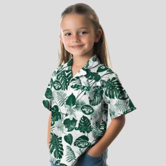 Floral Plants New York Jets Green Hawaiian Shirt, Summer NFL Tailgate Outfit