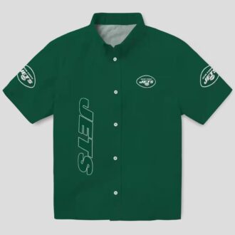 Limited Edition New York Jets Minion Hawaiian Shirt, Green Beach Vacation Shirt