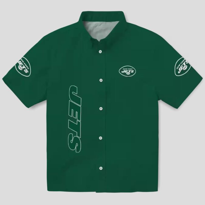 Limited Edition New York Jets Minion Hawaiian Shirt, Green Beach Vacation Shirt