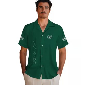 Limited Edition New York Jets Minion Hawaiian Shirt, Green Beach Vacation Shirt