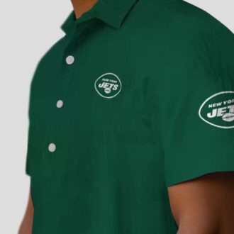 Limited Edition New York Jets Minion Hawaiian Shirt, Green Beach Vacation Shirt
