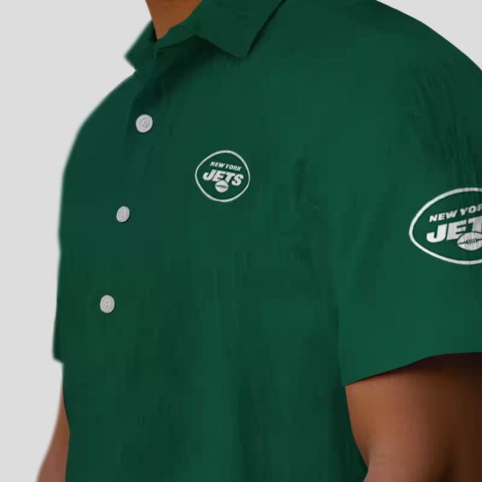 Limited Edition New York Jets Minion Hawaiian Shirt, Green Beach Vacation Shirt