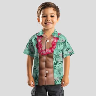 NFL New York Jets Hawaiian Shirt, Chest Illusion Green Summer Beach Shirt for Fans