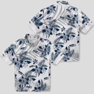 NFL Seattle Seahawks Hawaiian Shirt, Summer Vacation Aloha Fanwear