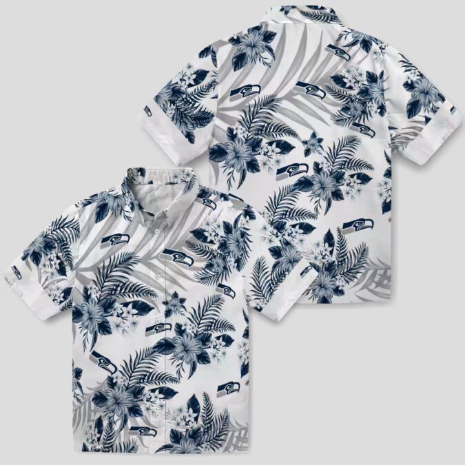 NFL Seattle Seahawks Hawaiian Shirt, Summer Vacation Aloha Fanwear
