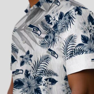 NFL Seattle Seahawks Hawaiian Shirt, Summer Vacation Aloha Fanwear