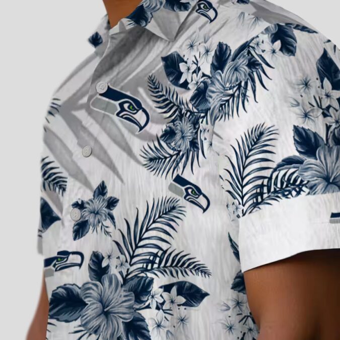NFL Seattle Seahawks Hawaiian Shirt, Summer Vacation Aloha Fanwear