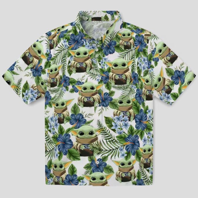 Seattle Seahawks Yoda Green Hawaiian Shirt, Tropical NFL Beach Shirt for Fans