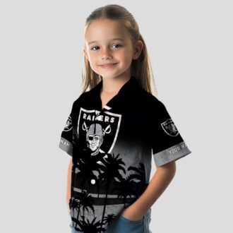Las Vegas Raiders Floral Sunset Hawaiian Shirt - Stylish Black NFL Fan Gifts