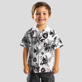 Las Vegas Raiders Tropical Hawaiian Shirt, Limited Edition Botanical Print Aloha Shirt
