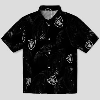 Limited Edition Las Vegas Raiders Hawaiian Shirt, Palm Leaf Tropical NFL Gear