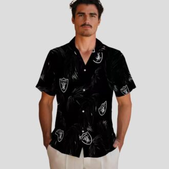 Limited Edition Las Vegas Raiders Hawaiian Shirt, Palm Leaf Tropical NFL Gear