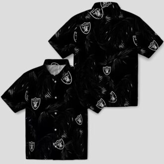 Limited Edition Las Vegas Raiders Hawaiian Shirt, Palm Leaf Tropical NFL Gear