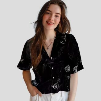 Limited Edition Las Vegas Raiders Hawaiian Shirt, Palm Leaf Tropical NFL Gear