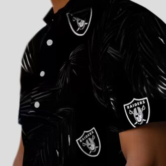 Limited Edition Las Vegas Raiders Hawaiian Shirt, Palm Leaf Tropical NFL Gear