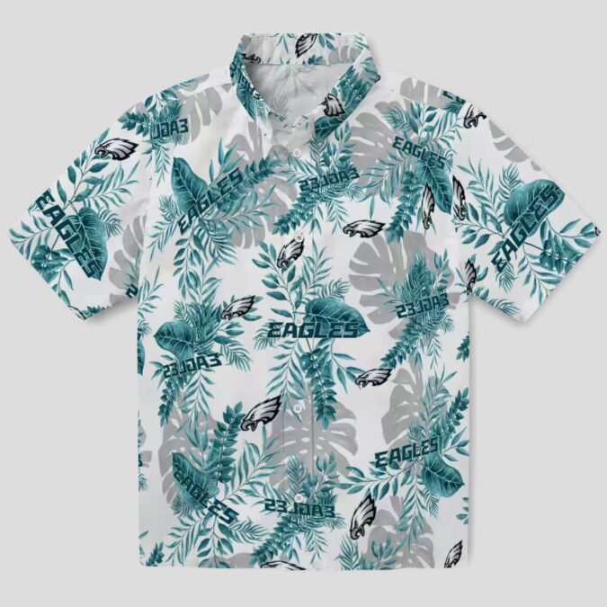 Best NFL Philadelphia Eagles Aloha Shirt, Floral Hawaiian Shirt for Men & Women