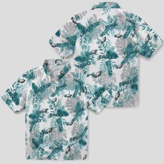Best NFL Philadelphia Eagles Aloha Shirt, Floral Hawaiian Shirt for Men & Women