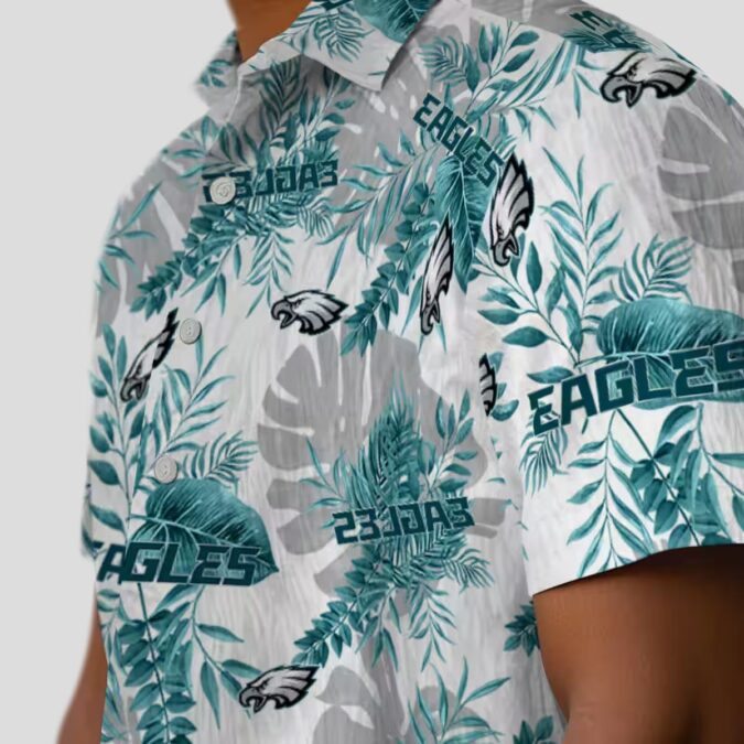 Best NFL Philadelphia Eagles Aloha Shirt, Floral Hawaiian Shirt for Men & Women