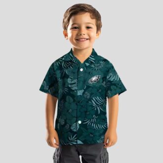 Buy Philadelphia Eagles Green Hawaiian Shirt, Jungle Vibes NFL Beach Party Outfit