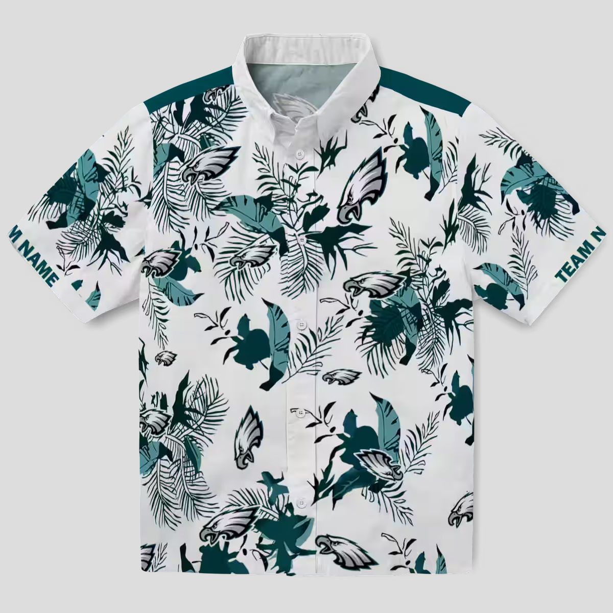 Custom Philadelphia Eagles Aloha Shirt, Botanical Hawaiian NFL Fan Apparel for Men & Women