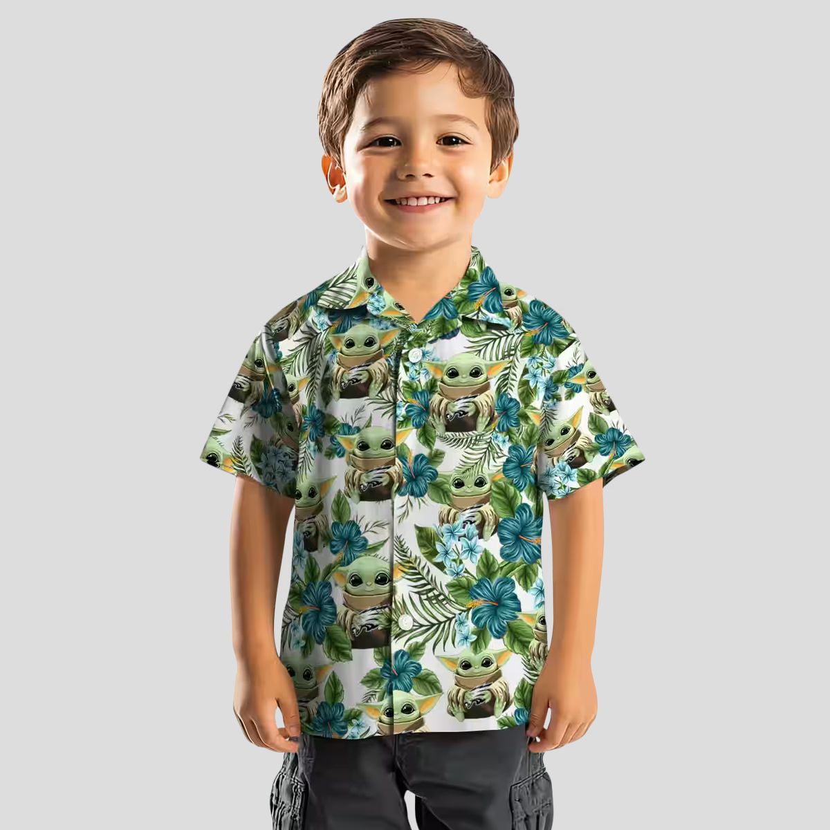 NFL Philadelphia Eagles Yoda Green Aloha Shirt, Summer Vacation & Tailgate Party Wear