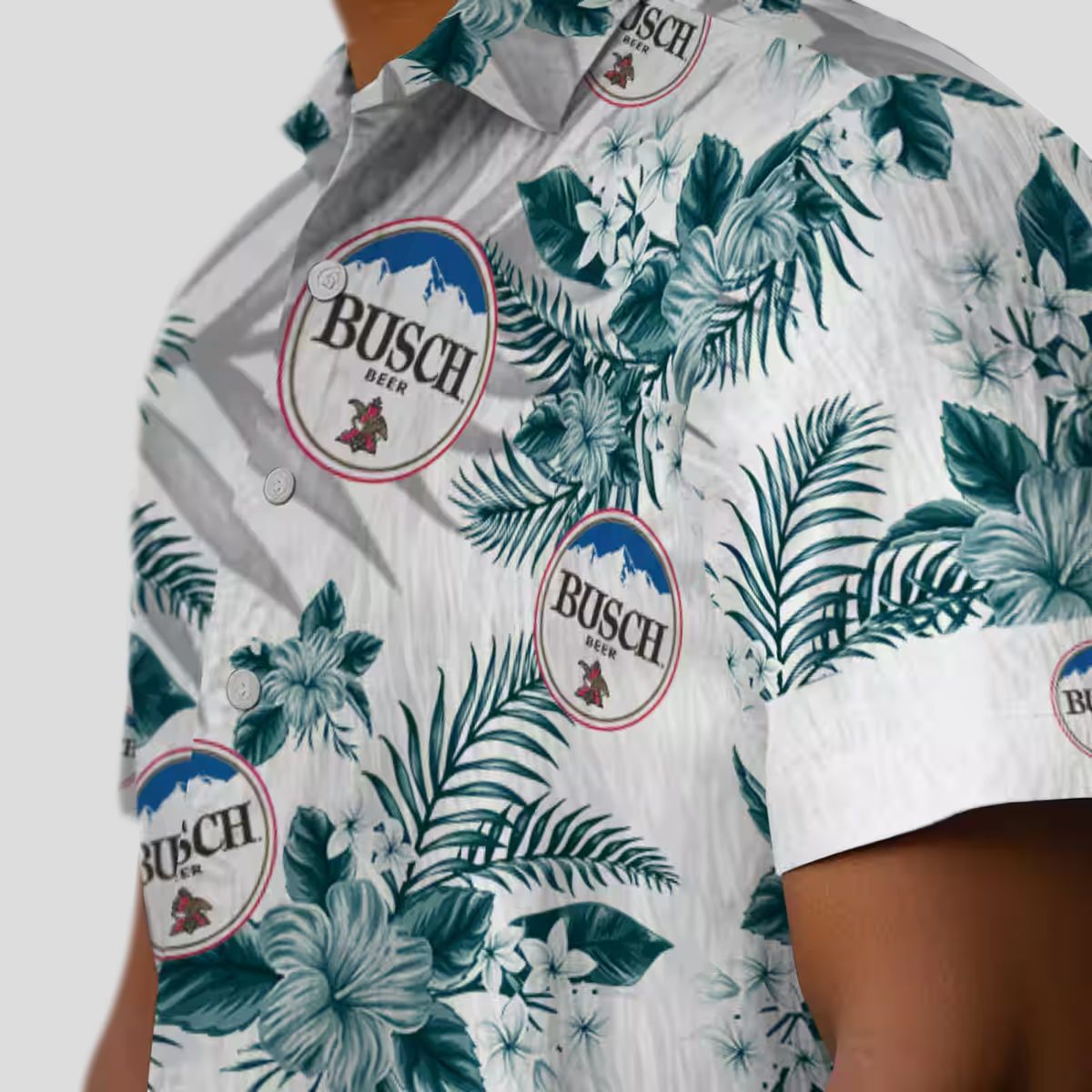 Philadelphia Eagles Floral Hawaiian Shirt - Green White Palm Hibiscus NFL Fan Gifts