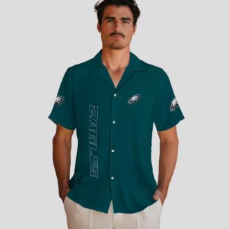 Shop Philadelphia Eagles Minion Green Hawaiian Shirt, Green Aloha NFL Beach Outfit
