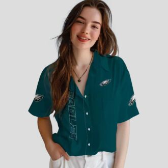 Shop Philadelphia Eagles Minion Green Hawaiian Shirt, Green Aloha NFL Beach Outfit