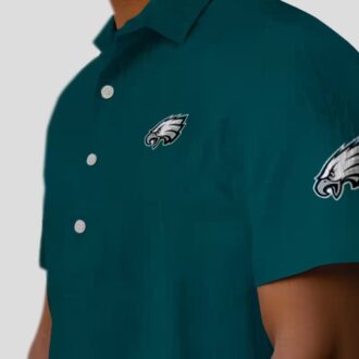 Shop Philadelphia Eagles Minion Green Hawaiian Shirt, Green Aloha NFL Beach Outfit