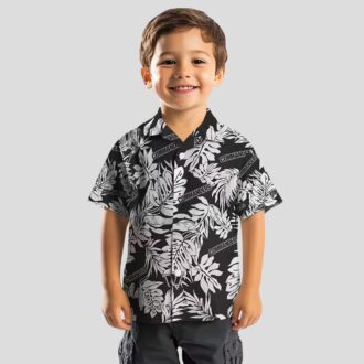 NFL Washington Commanders Black Hawaiian Shirt, Monstera Leaf Pattern for Beach & Vacation