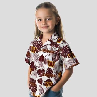 Washington Commanders Tropical Hawaiian Shirt, NFL Floral Aloha Beachwear for Men & Women