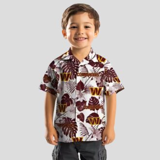 Washington Commanders Tropical Hawaiian Shirt, NFL Floral Aloha Beachwear for Men & Women