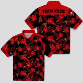Custom NFL Tampa Bay Buccaneers Hawaiian Shirt - Botanical Floral Print for Game Day