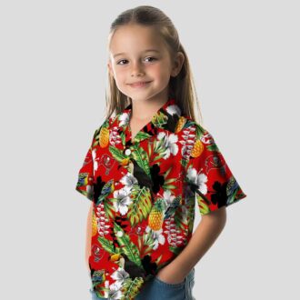 NFL Tampa Bay Buccaneers Aloha Hawaiian Shirt, Summer Tropical Toucan & Floral Print