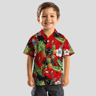 Tampa Bay Buccaneers Pineapple Hibiscus Aloha Hawaiian Shirt - Style for Summer Fans