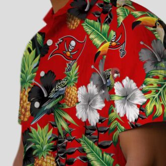 Tampa Bay Buccaneers Pineapple Hibiscus Aloha Hawaiian Shirt - Style for Summer Fans