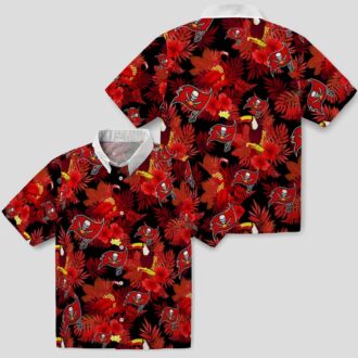 Tampa Bay Buccaneers Tropical Toucan Red Hawaiian Shirt, NFL Fan Summer Apparel