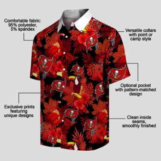Tampa Bay Buccaneers Tropical Toucan Red Hawaiian Shirt, NFL Fan Summer Apparel