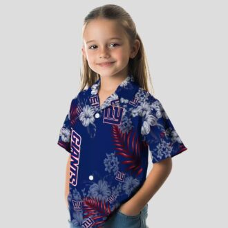 Best Seller New York Giants Hibiscus Print Hawaiian Shirt, Football Tailgate & Beach Outfit