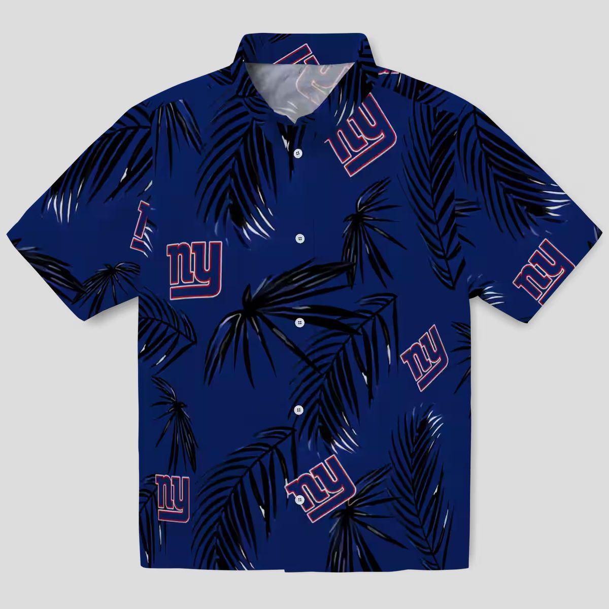 NFL New York Giants Palm Leaf Hawaiian Shirt, Tropical Beach Party Wear