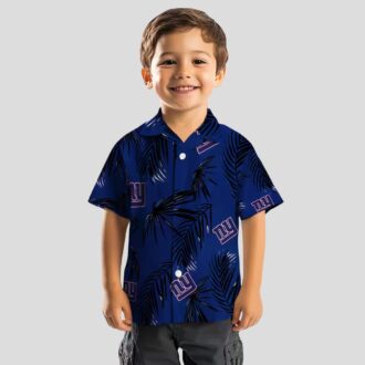 NFL New York Giants Palm Leaf Hawaiian Shirt, Tropical Beach Party Wear