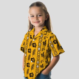 Pittsburgh Steelers Floral Gold Hawaiian Shirt, Beach Summer Outfit